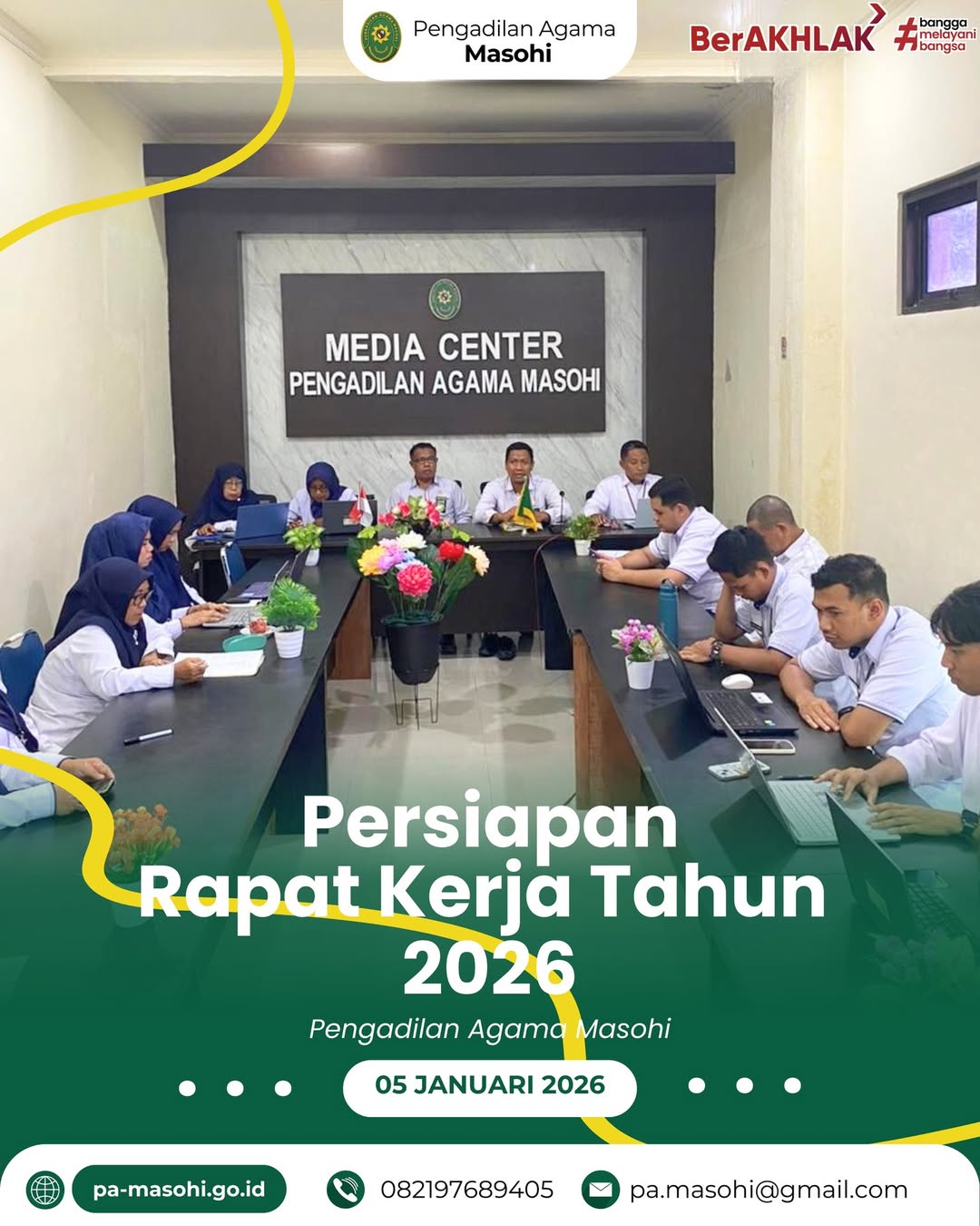 Masohi Pengadilan Agama Masohi melaksanakan kegiatan persiapan Rapat Kerja Raker Tahun 2026 3