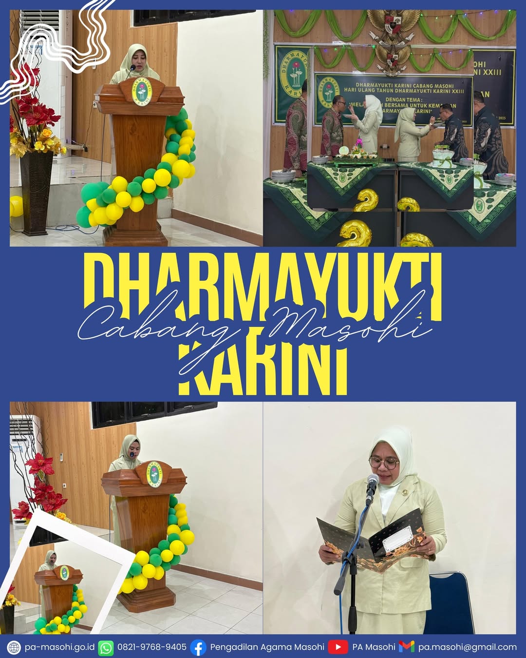 Masohi 26 September 2025 Dharmayukti Karini DYK Cabang Masohi menggelar peringatan Hari Ula 2