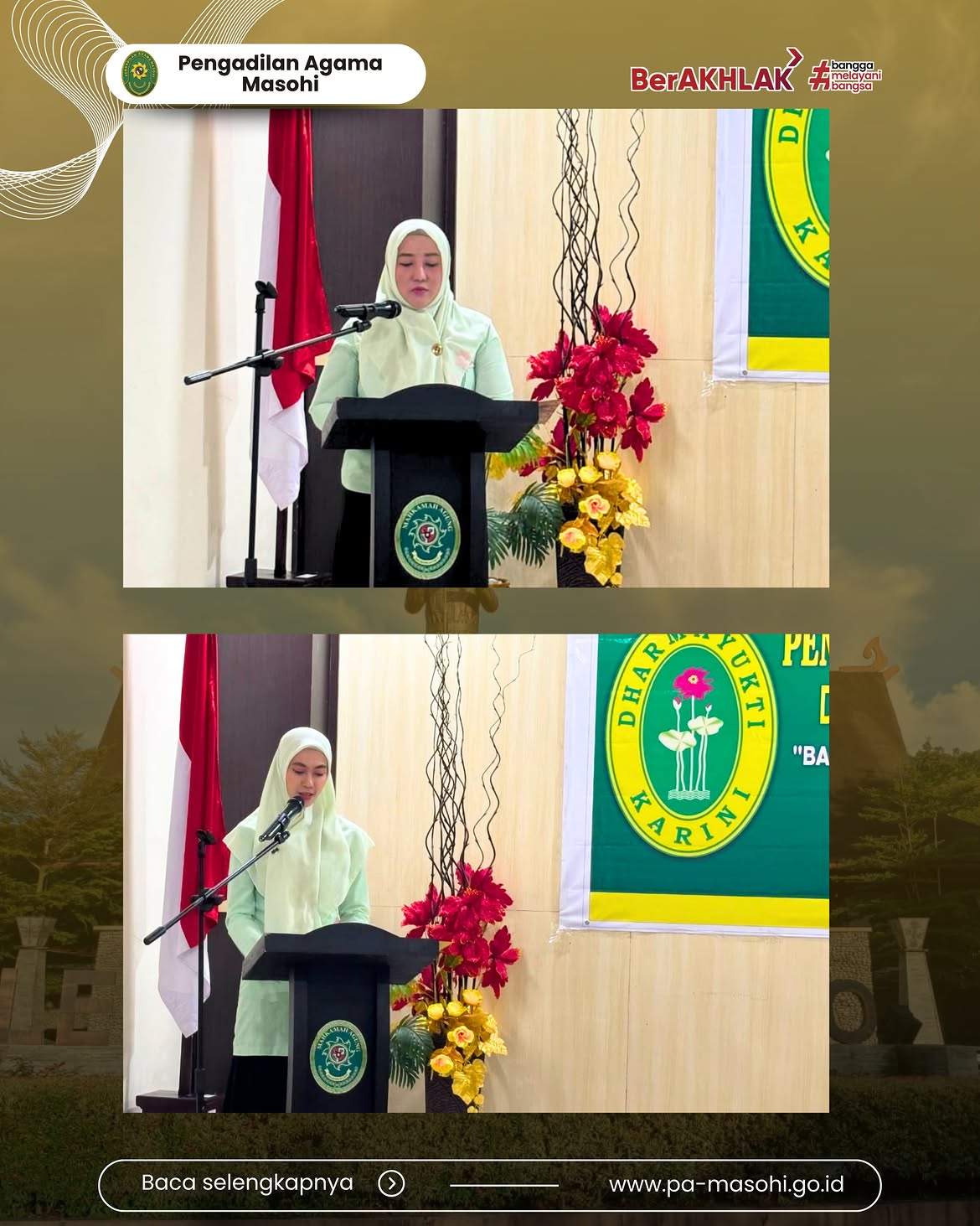 Masohi 20 Juli 2026 Pengadilan Agama Masohi menjadi tuan rumah pelaksanaan kegiatan Penyalura 1