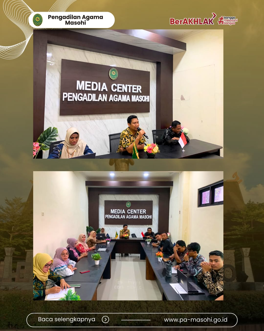Masohi 12 Juni 2026 Pengadilan Agama Masohi melaksanakan Sosialisasi Core Values ASN BerAKHLA 2